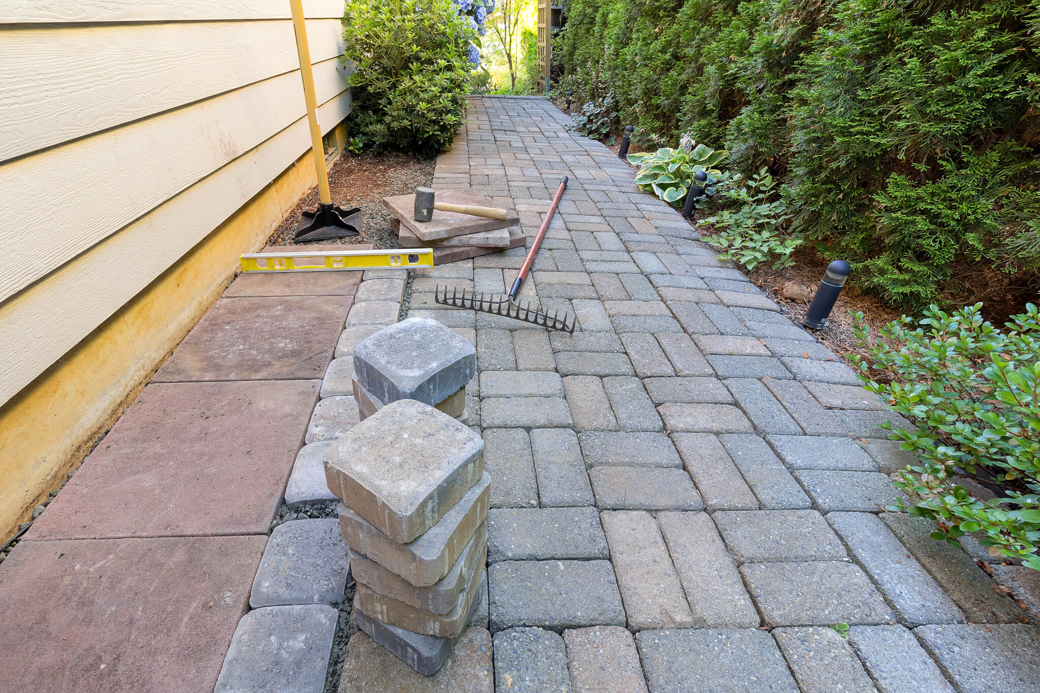 Hardscaping in Westhartford project 3