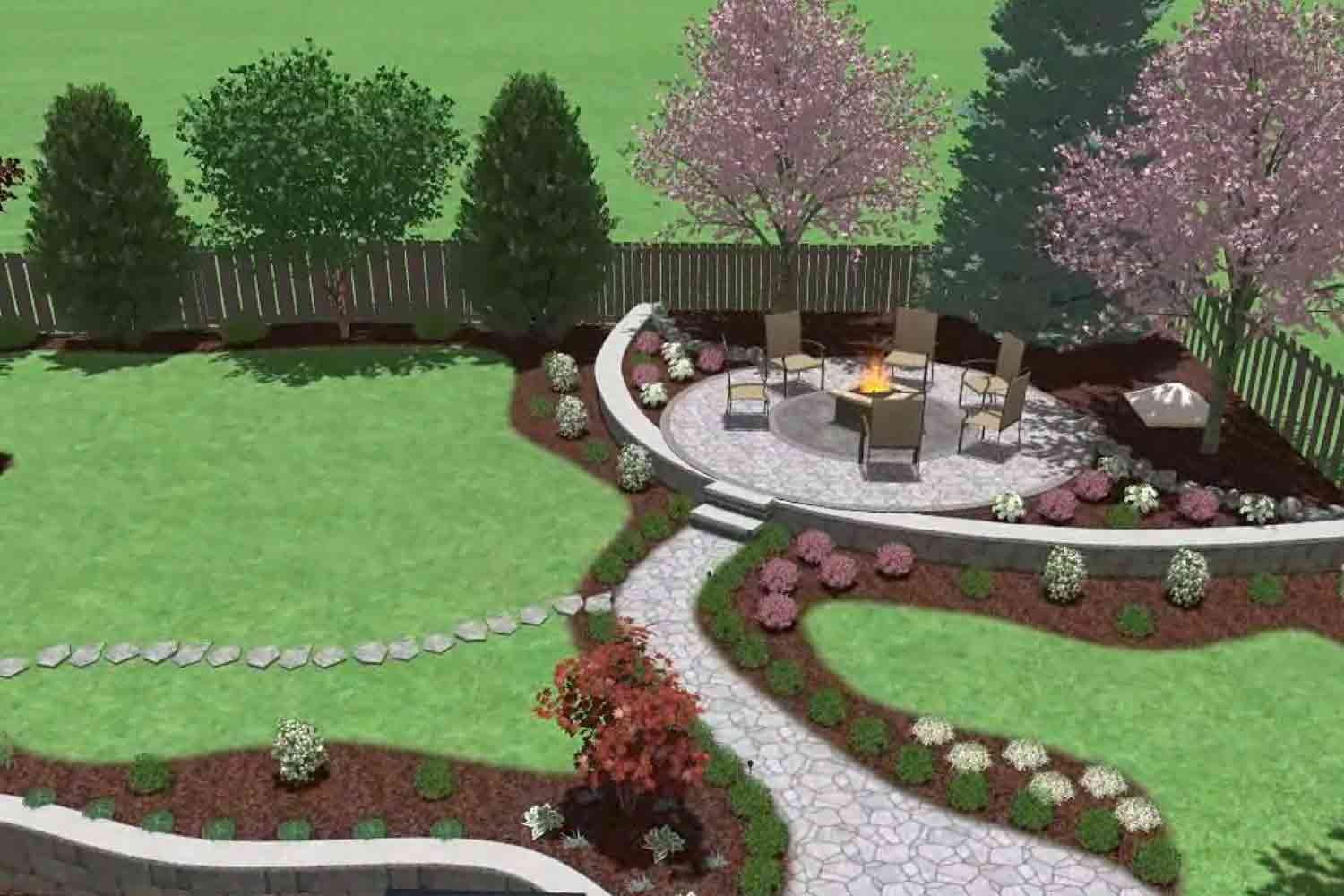Landscape Design in Westhartford project 1