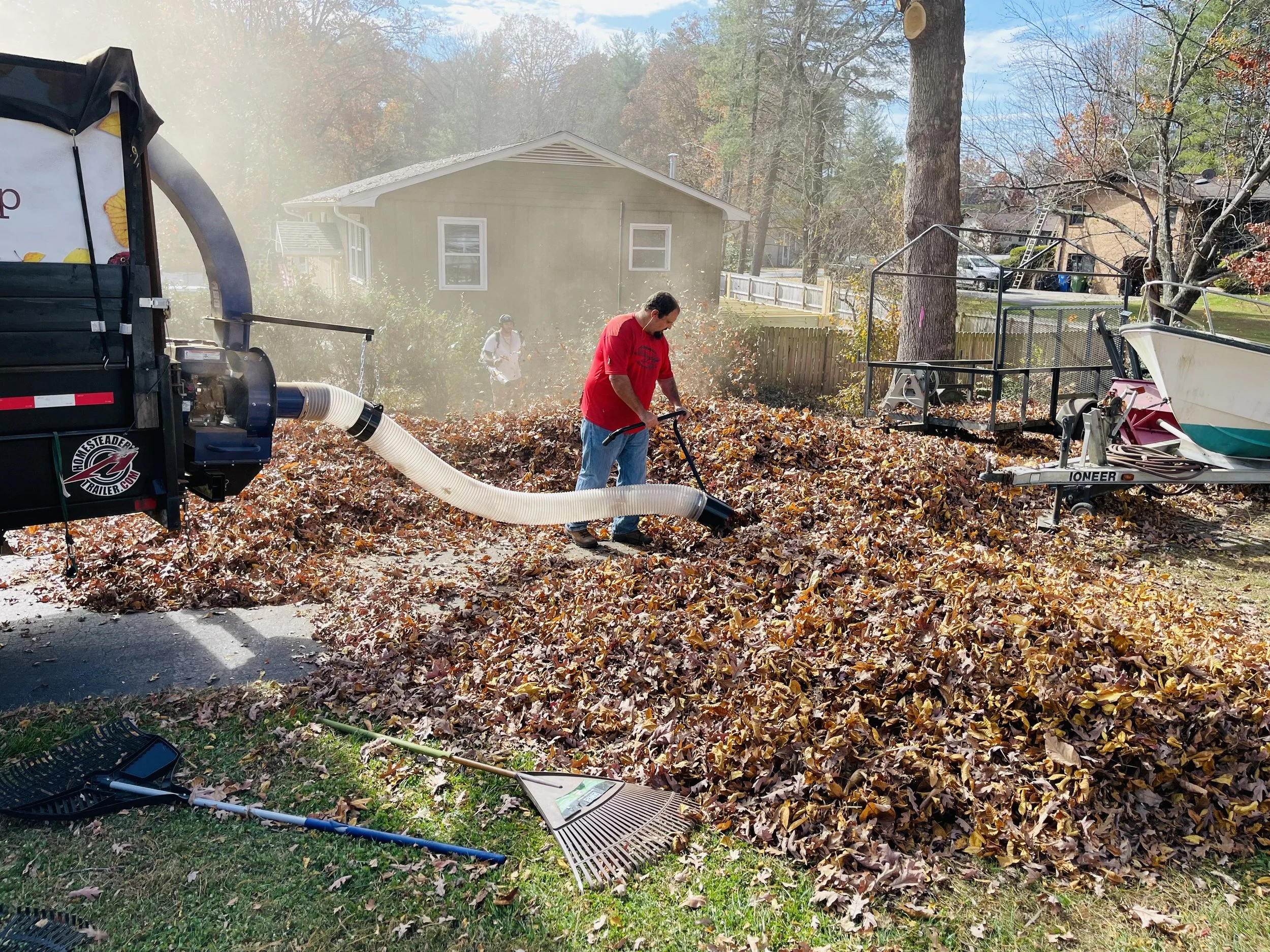 Leaf Removal in Westhartford project 1