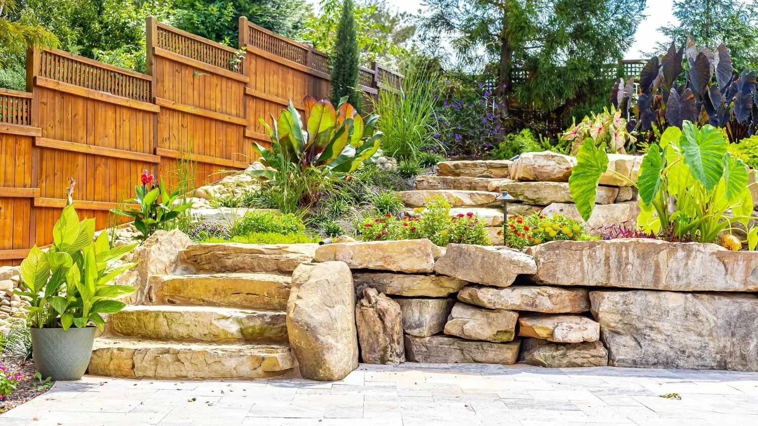 Retaining Wall Installation in Westhartford project 8
